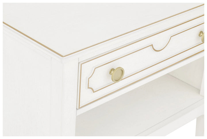 Walnut Solids and Veneers, Antique Gold