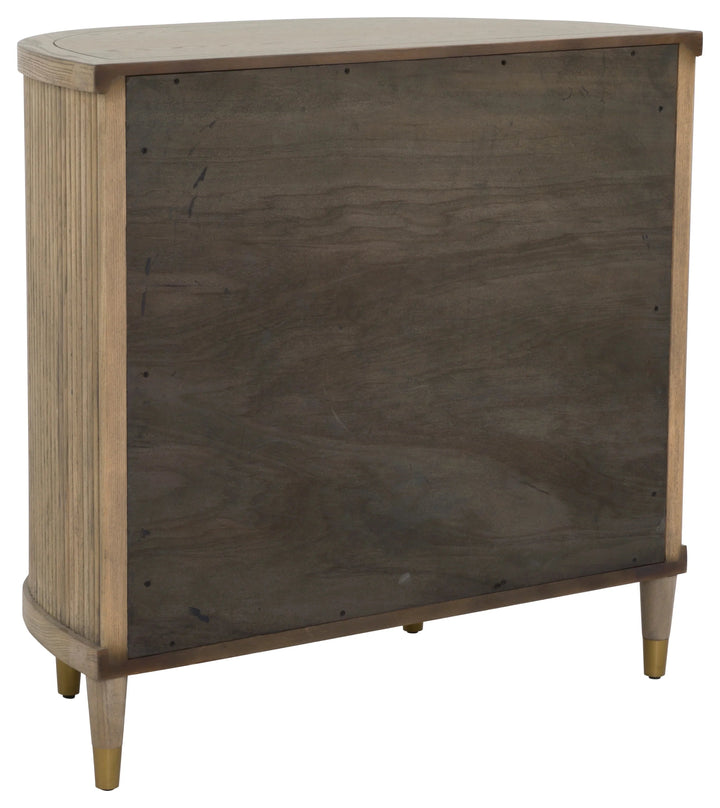 SwayLiving SwayLiving Everett Three Drawer Demilune Chest