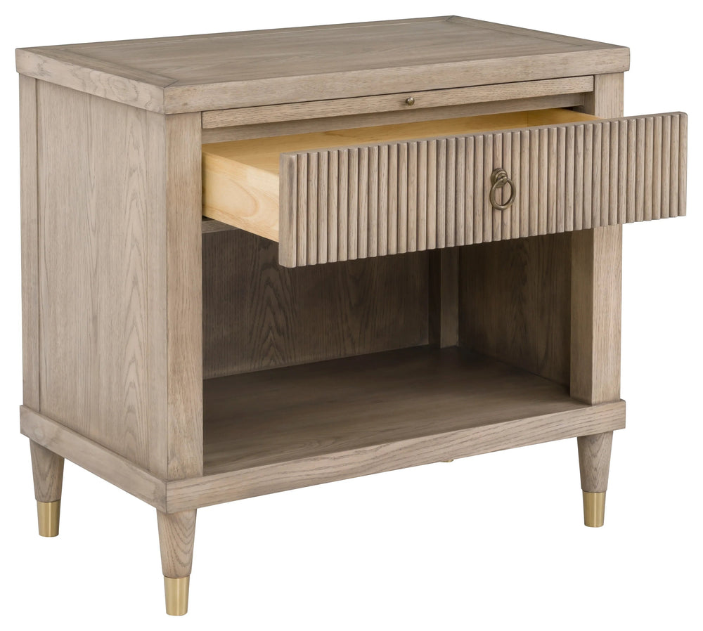 SwayLiving SwayLiving Everett One Drawer Rectangular Nightstand
