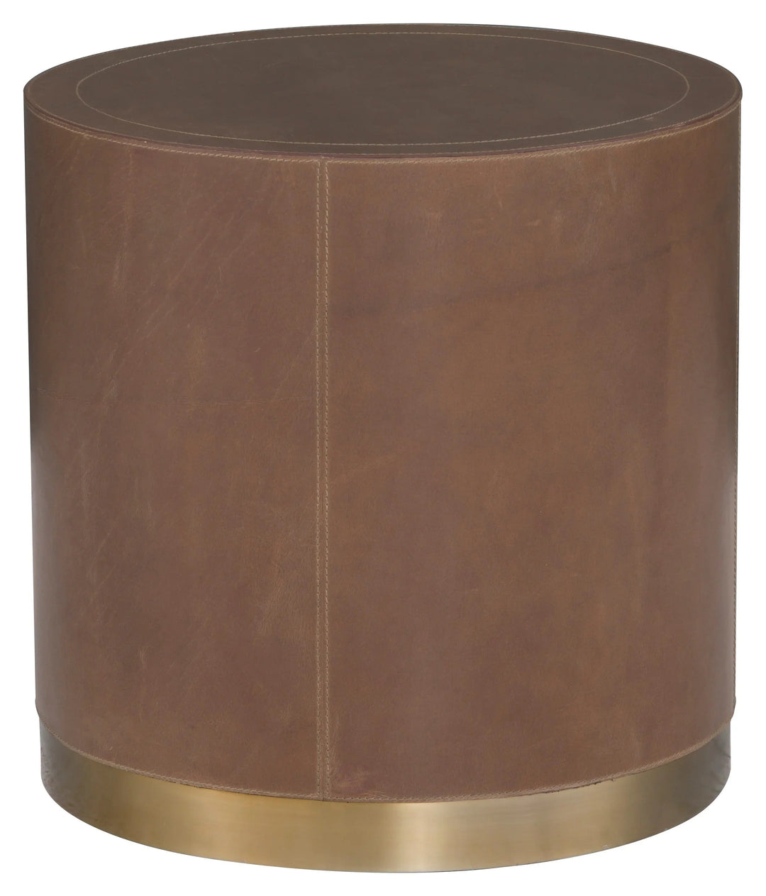 SwayLiving SwayLiving Dimitri Three Drawer Round End Table