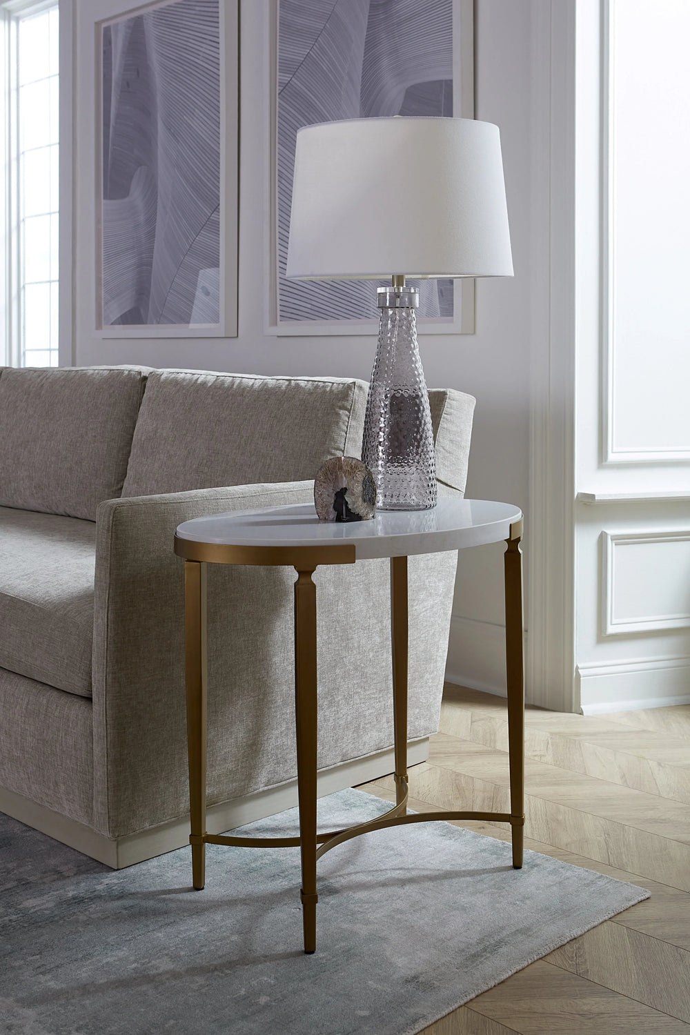 SwayLiving SwayLiving East Camden Oval End Table