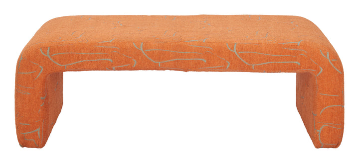 Nendo Bench Abstract Orange