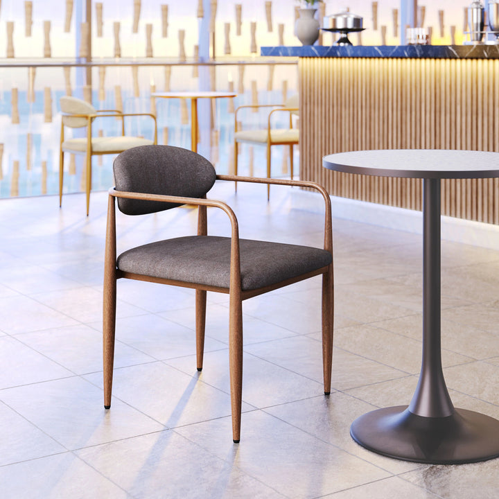 SwayLiving Zens Dining Chair (Set of 2) Truffle Gray DINING CHAIRS