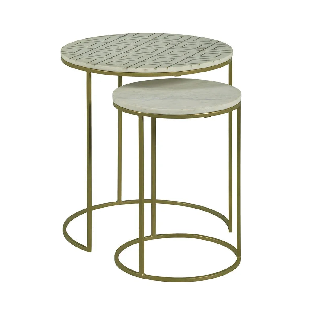 SwayLiving SwayLiving Soulful Textures Nesting Drink Table