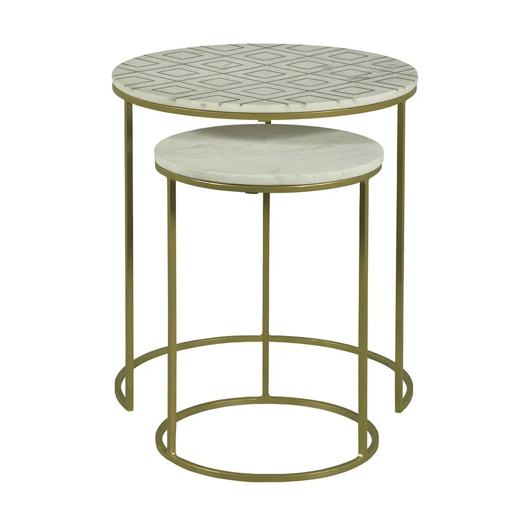 SwayLiving SwayLiving Soulful Textures Nesting Drink Table