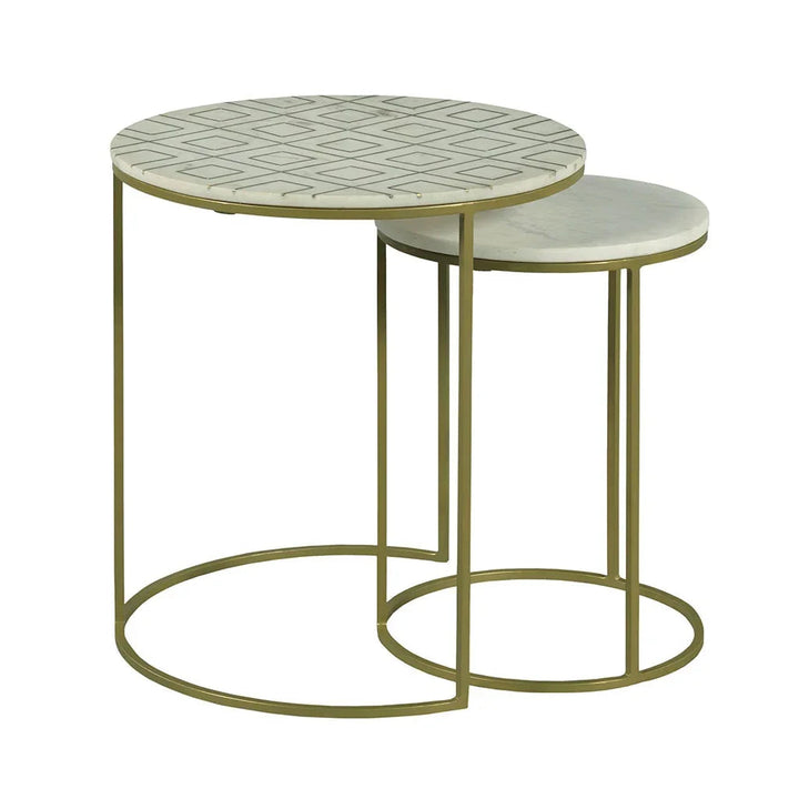 SwayLiving SwayLiving Soulful Textures Nesting Drink Table