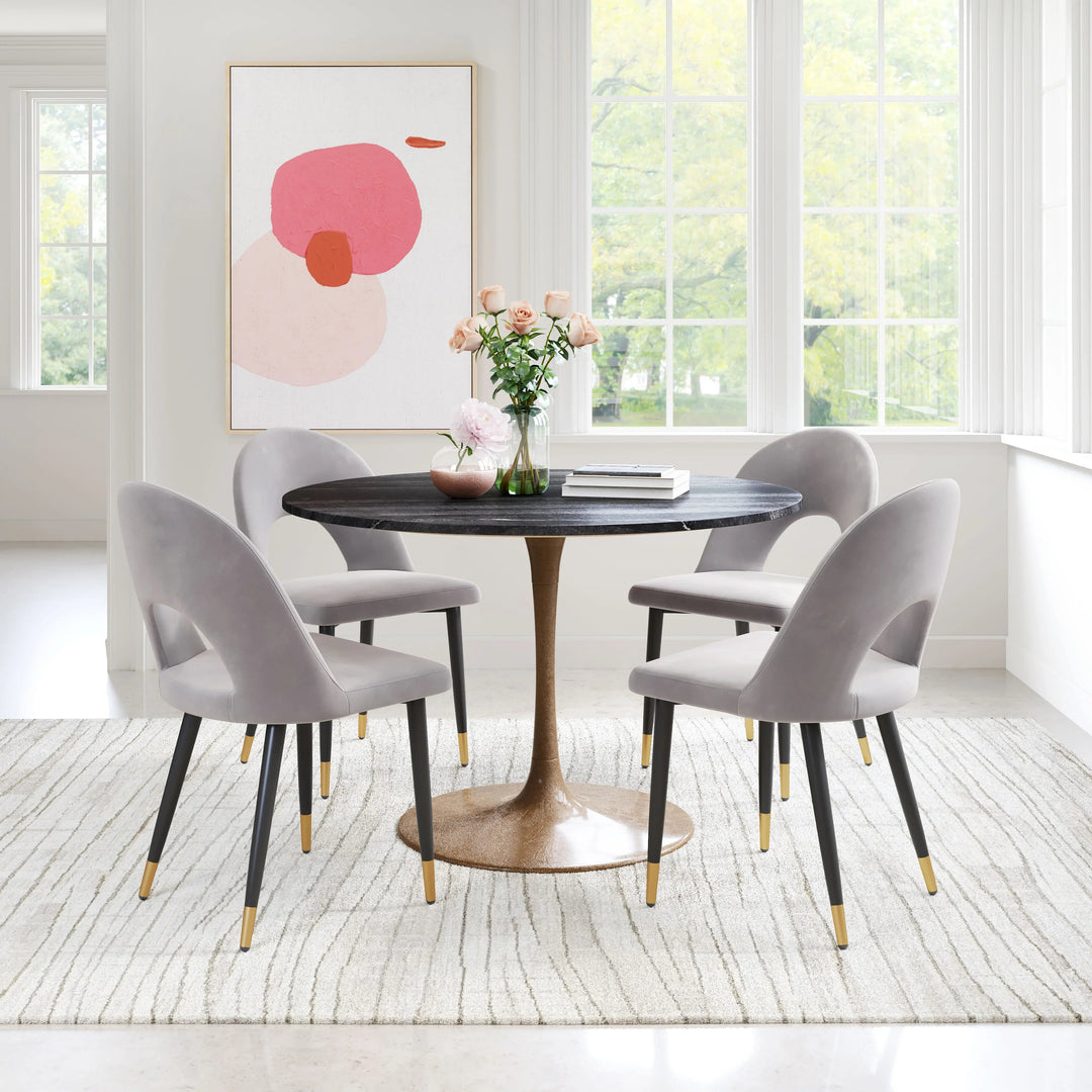 SwayLiving Menlo Dining Chair (Set of 2) Gray DINING CHAIRS
