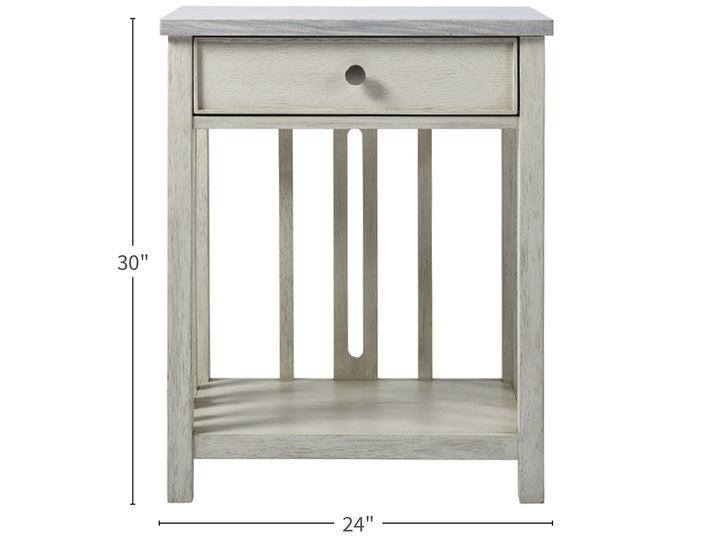 Stone Top Nightstand