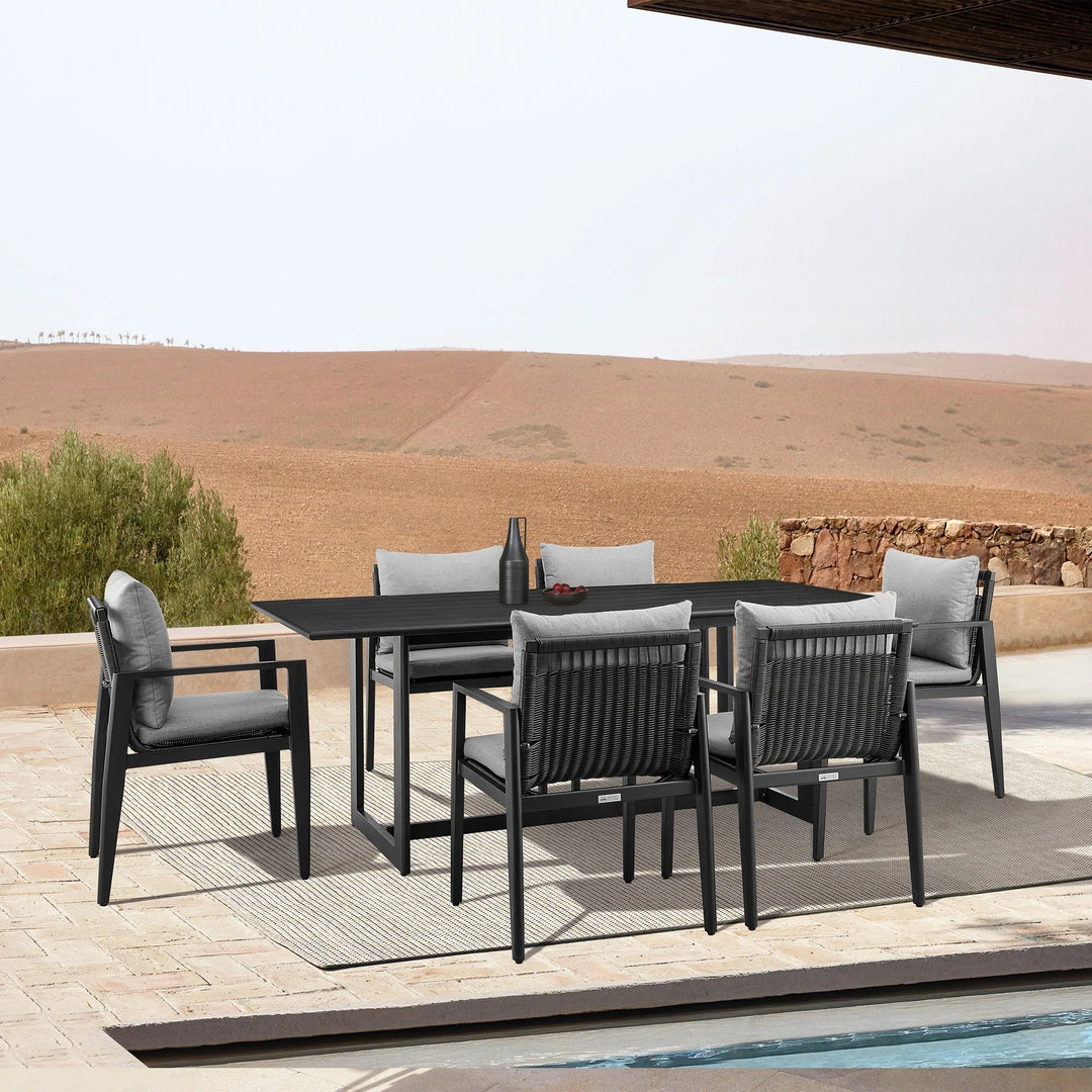 SwayLiving SwayLiving Grand Outdoor Dining Arm Chair Set of 2