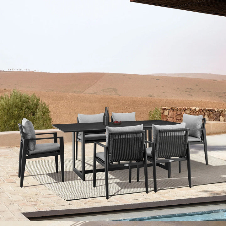 SwayLiving SwayLiving Grand Outdoor Dining Arm Chair Set of 2