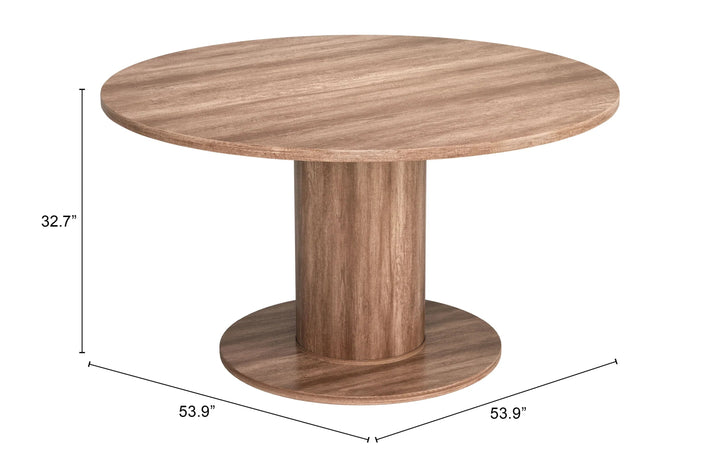 SwayLiving Vault 2 in 1 Table Brown DINING TABLES