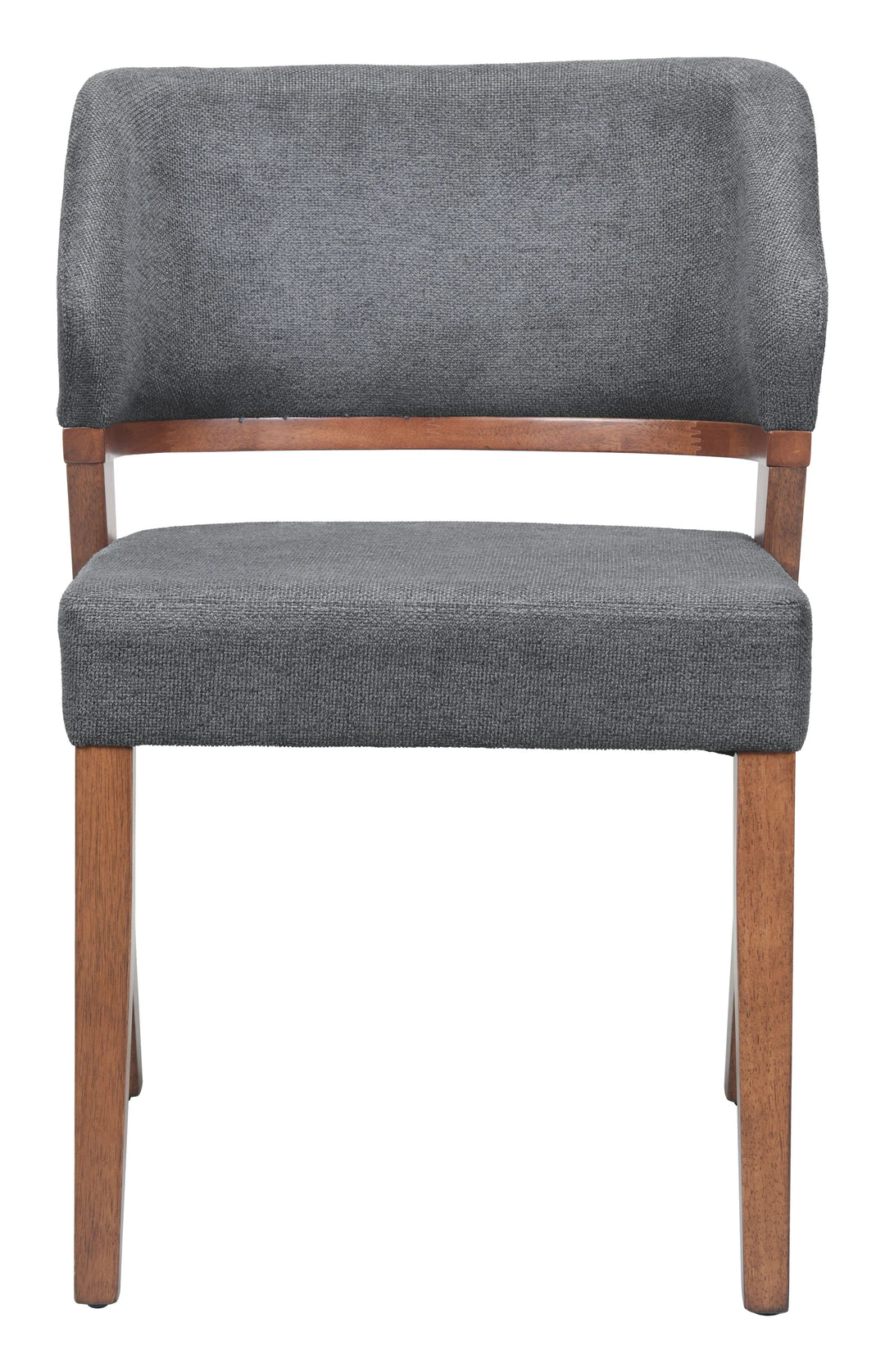 SwayLiving Sunobu Dining Chair (Set of 2) Azure Gray & Walnut DINING CHAIRS