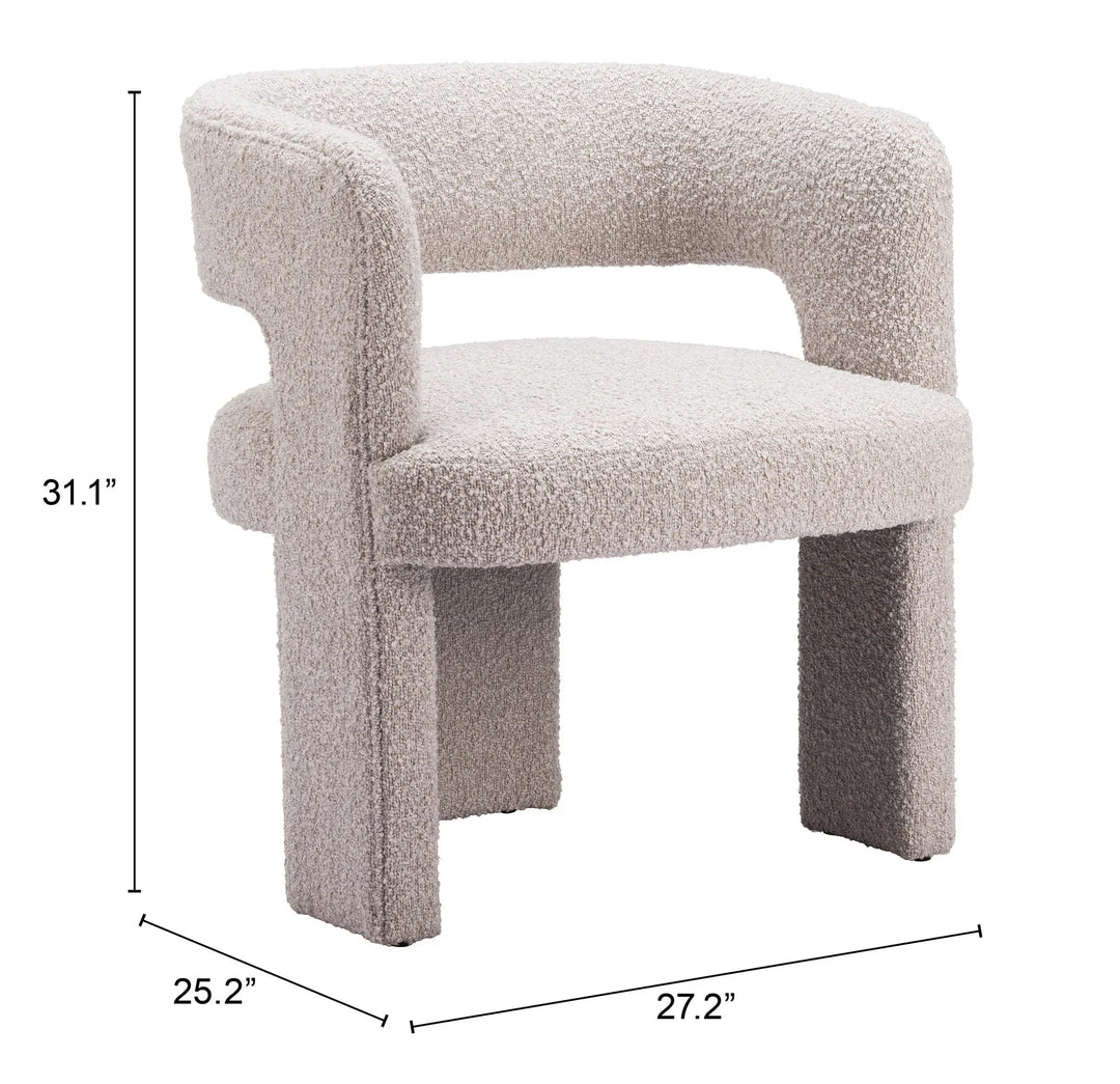 SwayLiving Java Accent Chair Sandy Beige ACCENT + LOUNGE CHAIRS