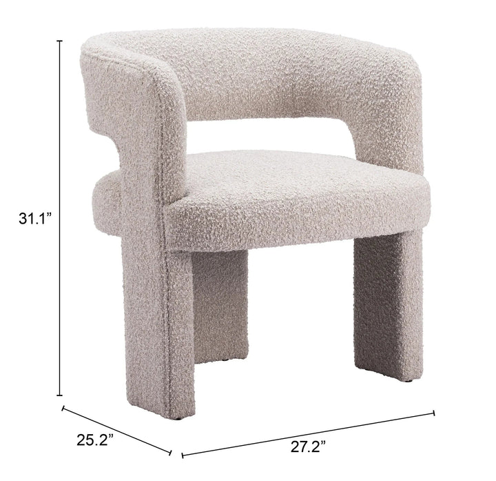 SwayLiving Java Accent Chair Sandy Beige ACCENT + LOUNGE CHAIRS