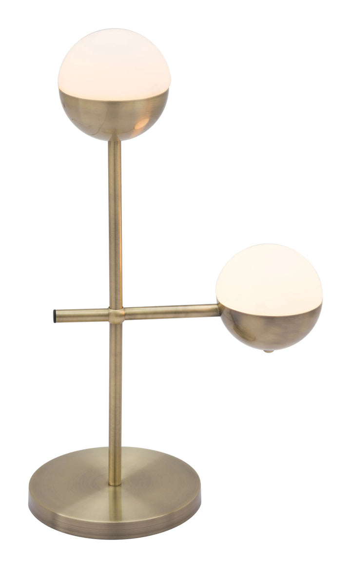 SwayLiving Waterloo Table Lamp White & Bronze TABLE LAMPS