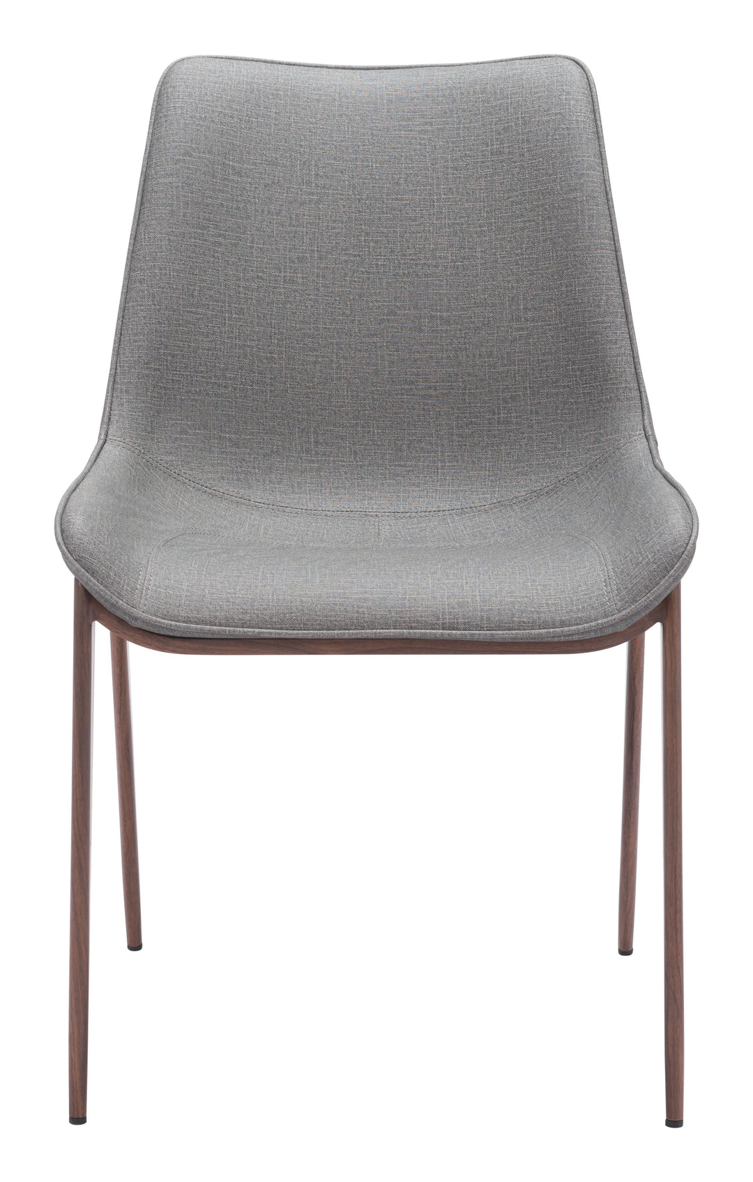 SwayLiving Magnus Dining Chair (Set of 2) Slate Gray & Walnut DINING CHAIRS