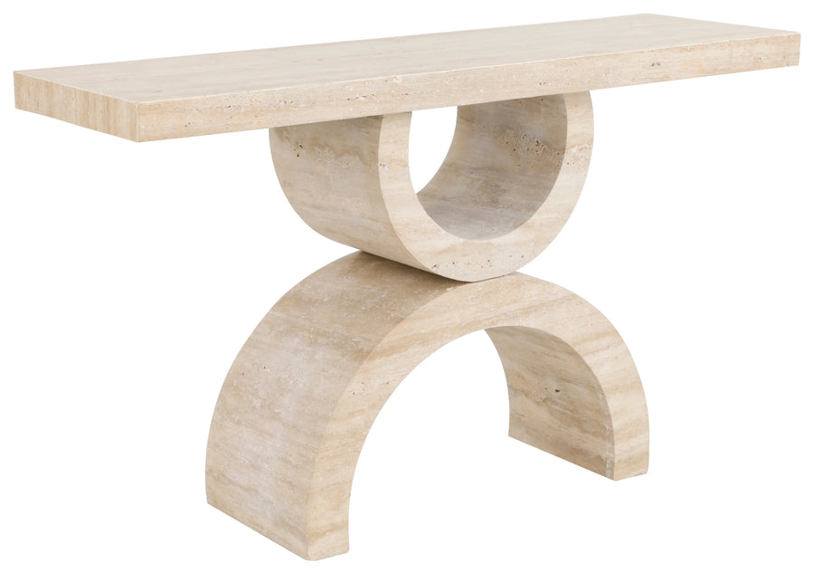 SwayLiving SwayLiving Tivoli Rectangular Travertine Console