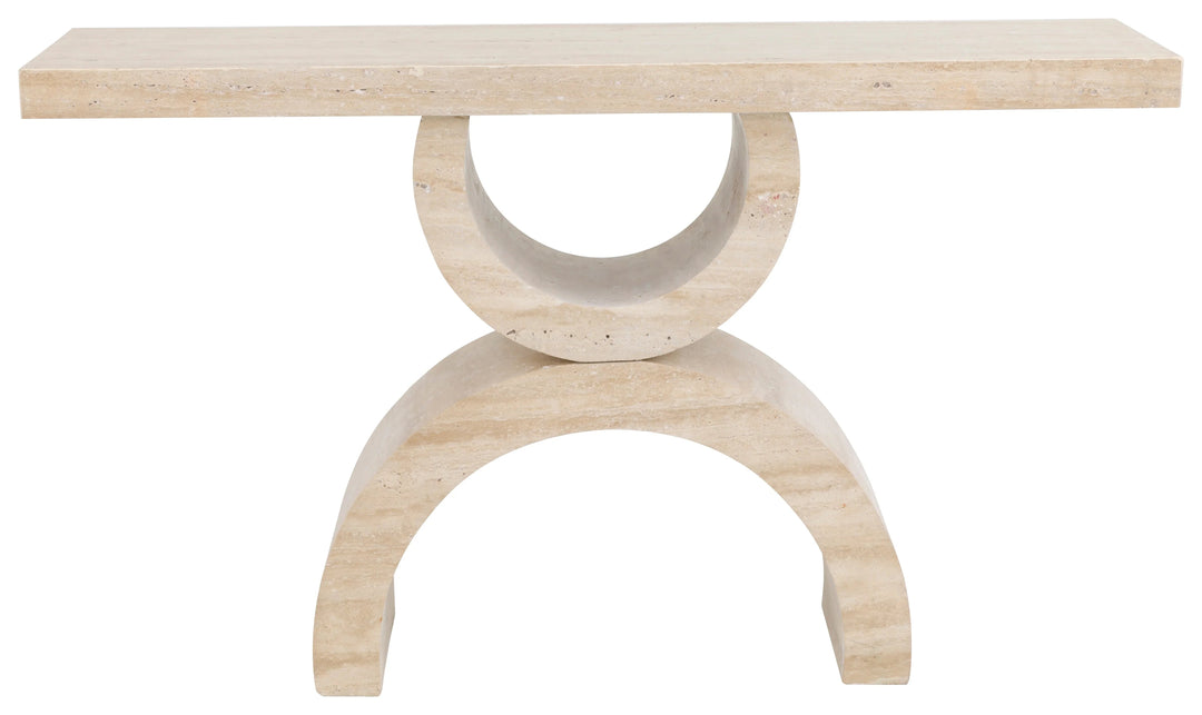 SwayLiving SwayLiving Tivoli Rectangular Travertine Console