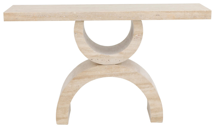 SwayLiving SwayLiving Tivoli Rectangular Travertine Console