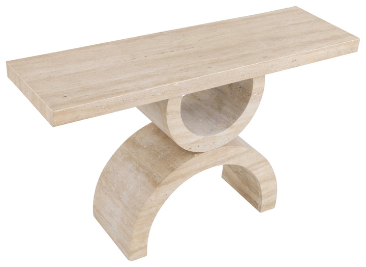 SwayLiving SwayLiving Tivoli Rectangular Travertine Console