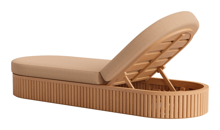 Sakina Chaise Lounge Brown
