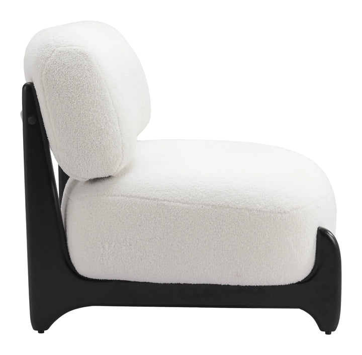 SwayLiving Bombo Accent Chair White ACCENT + LOUNGE CHAIRS