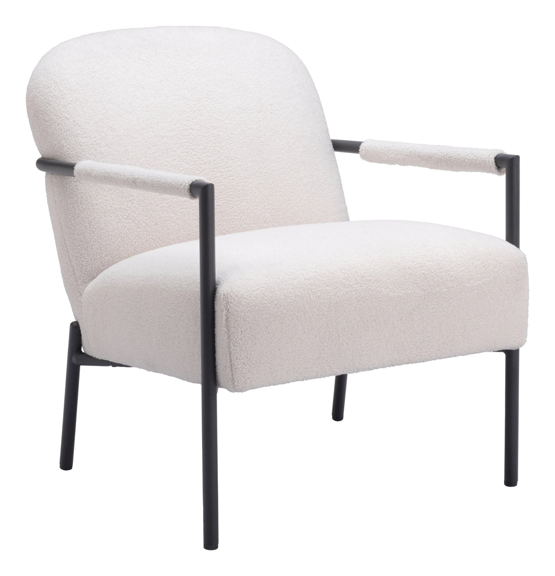SwayLiving Chicago Accent Chair Ivory ACCENT + LOUNGE CHAIRS
