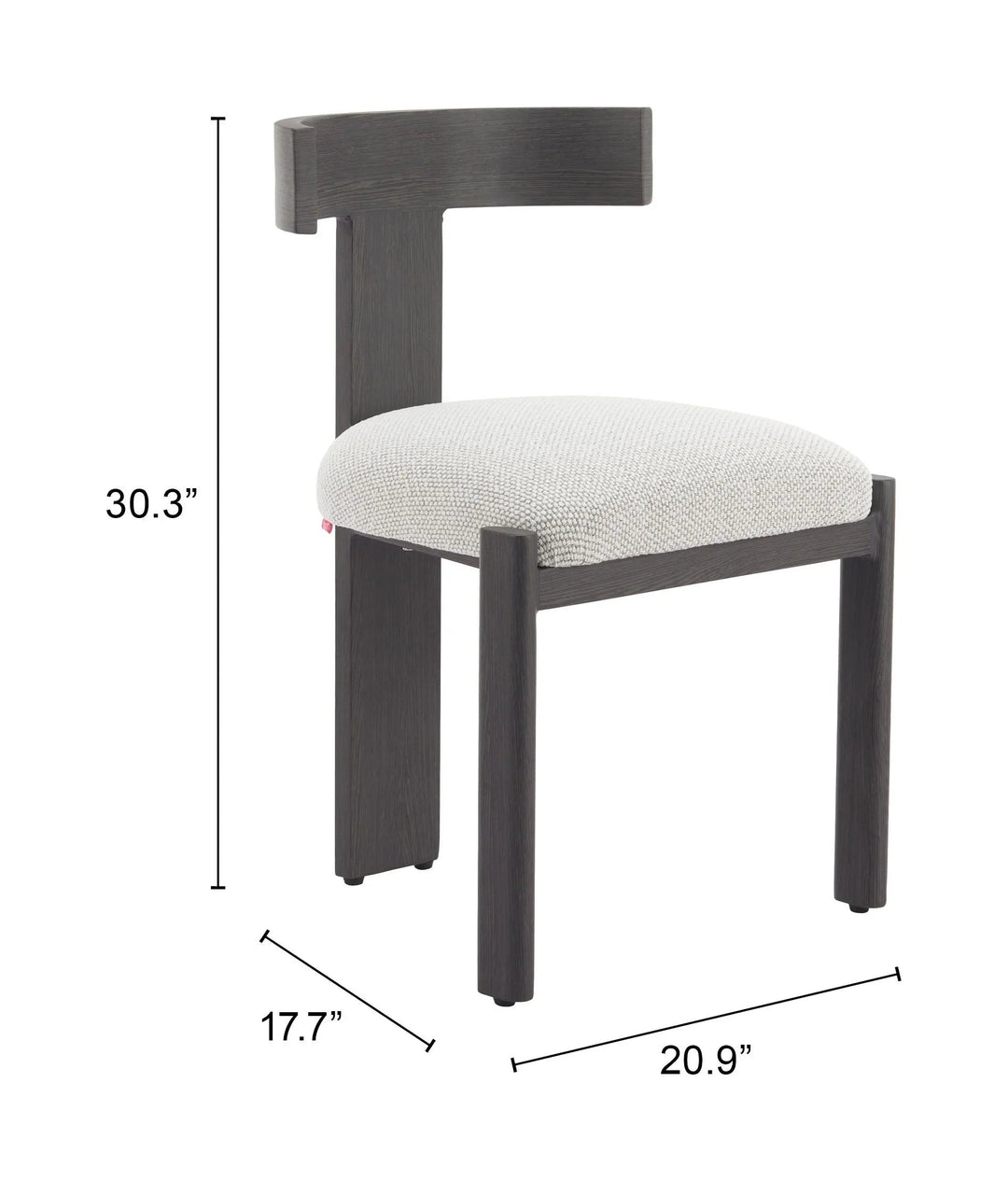SwayLiving Tiana Dining Chair Black & Beige - Set of 2 DINING CHAIRS