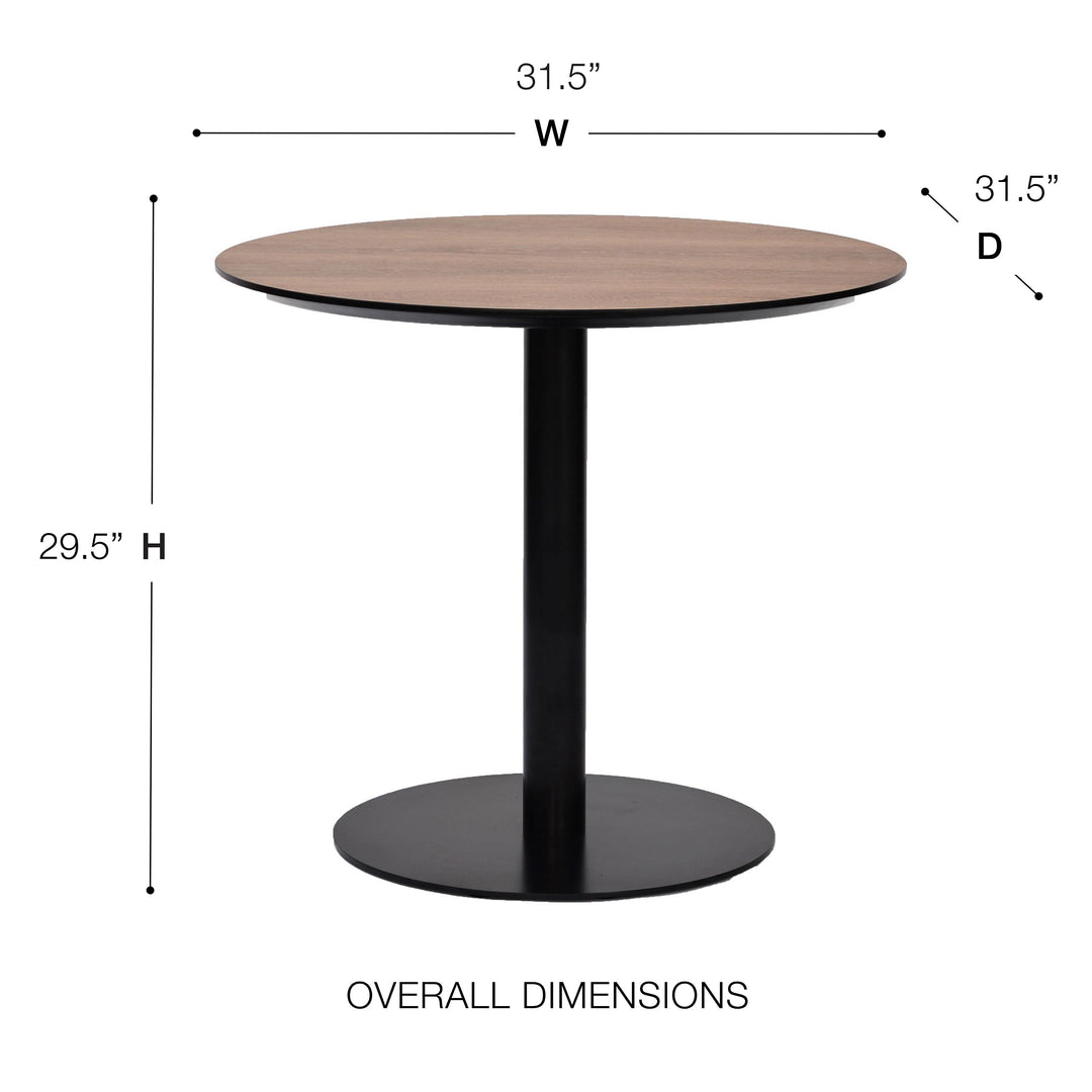Walnut/Black