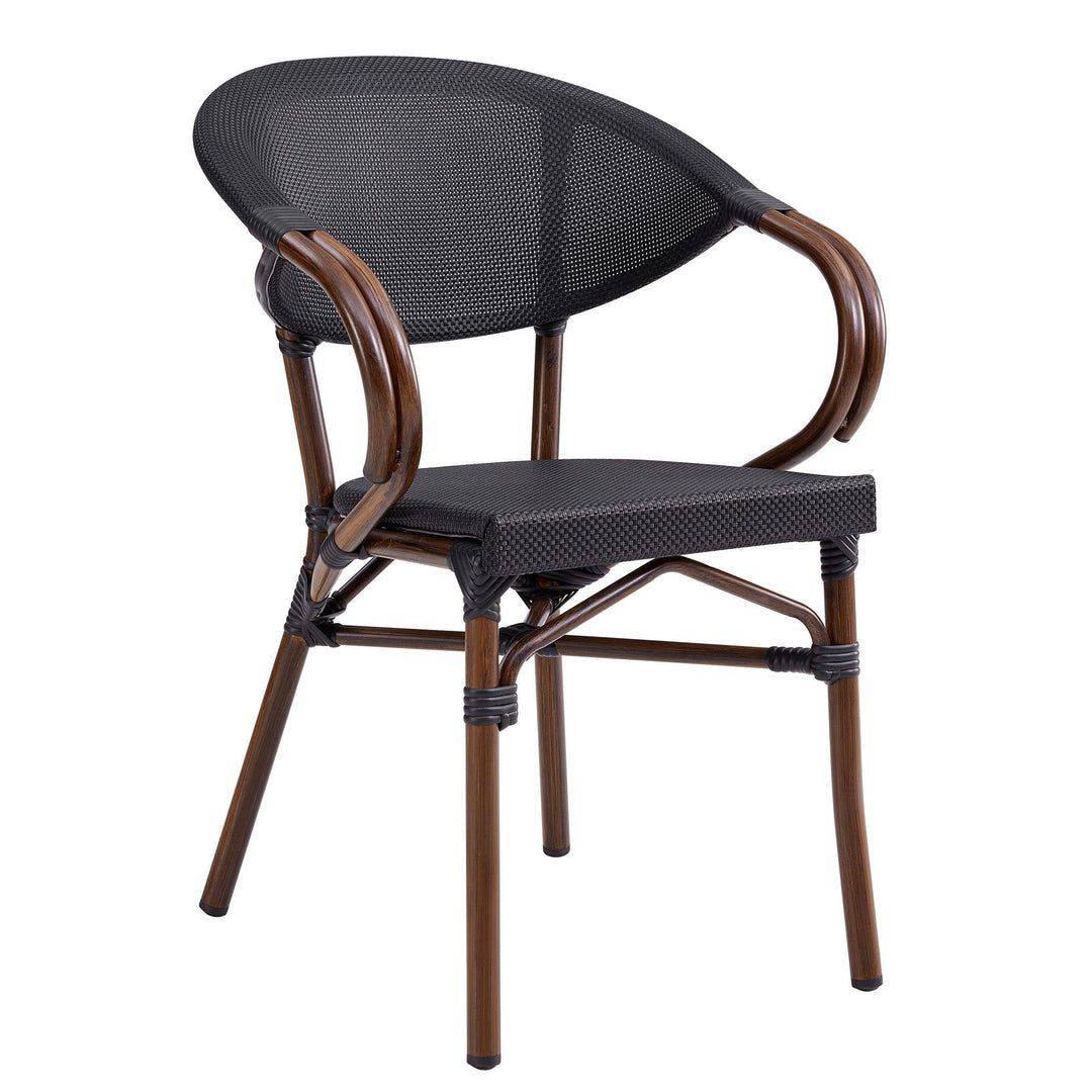 SwayLiving Jannie Stacking Armchair - Set of 2 OUTDOOR DINING CHAIRS