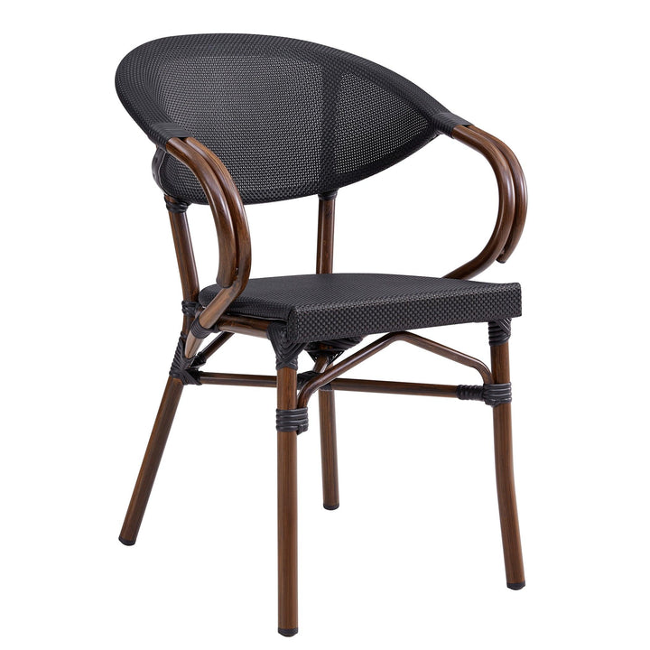 SwayLiving Jannie Stacking Armchair - Set of 2 OUTDOOR DINING CHAIRS