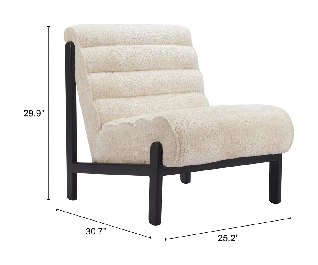 SwayLiving Maki Accent Chair Beige ACCENT + LOUNGE CHAIRS