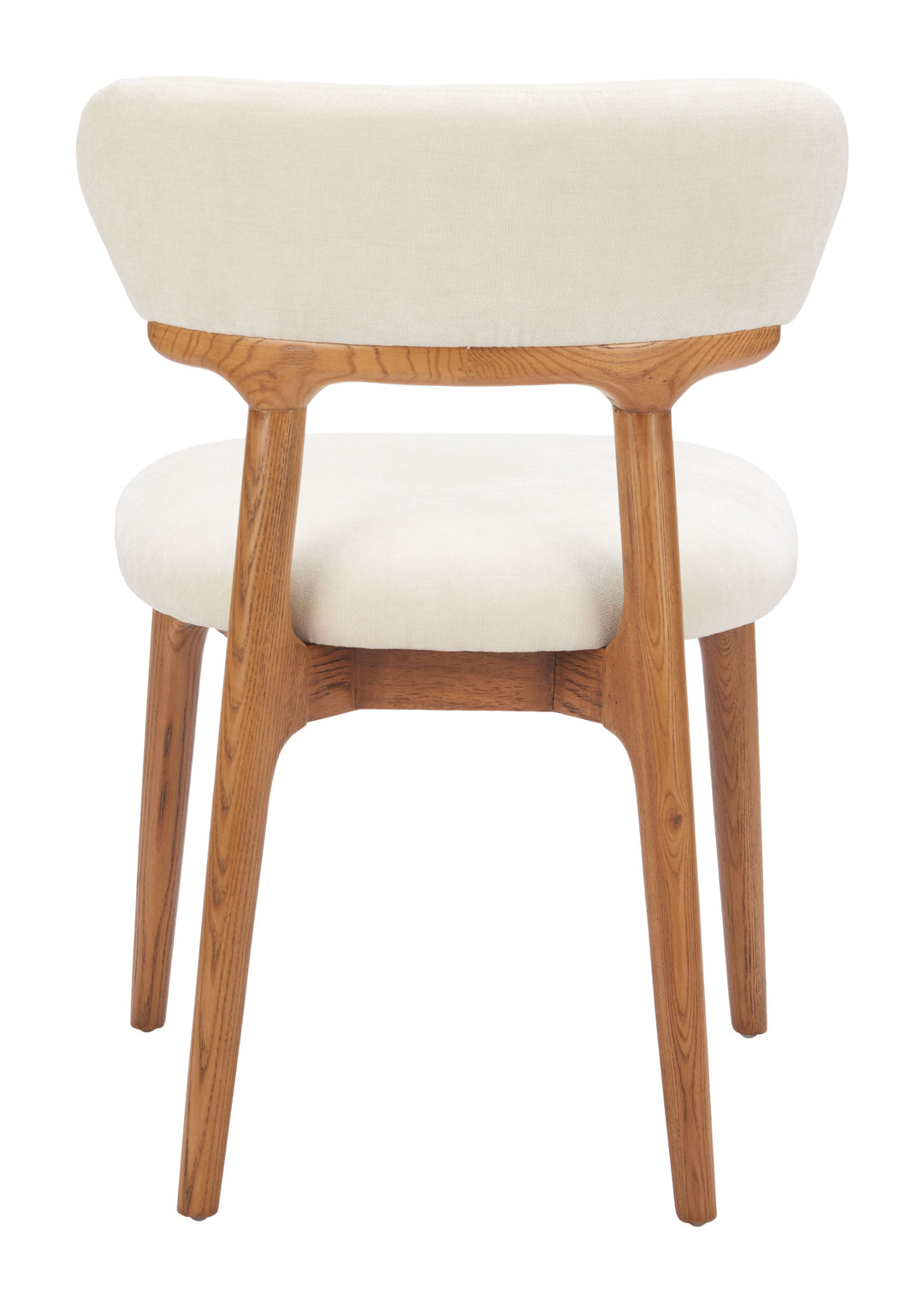 Cedar Dining Chair (Set of 2) White & Walnut
