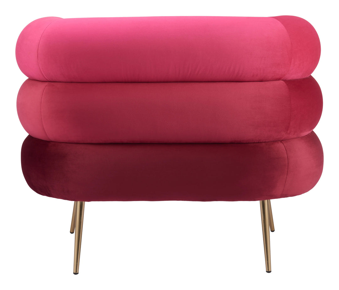 SwayLiving Arish Accent Chair Red ACCENT + LOUNGE CHAIRS