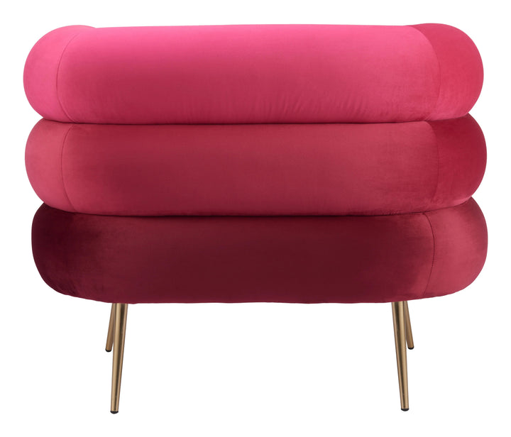 SwayLiving Arish Accent Chair Red ACCENT + LOUNGE CHAIRS