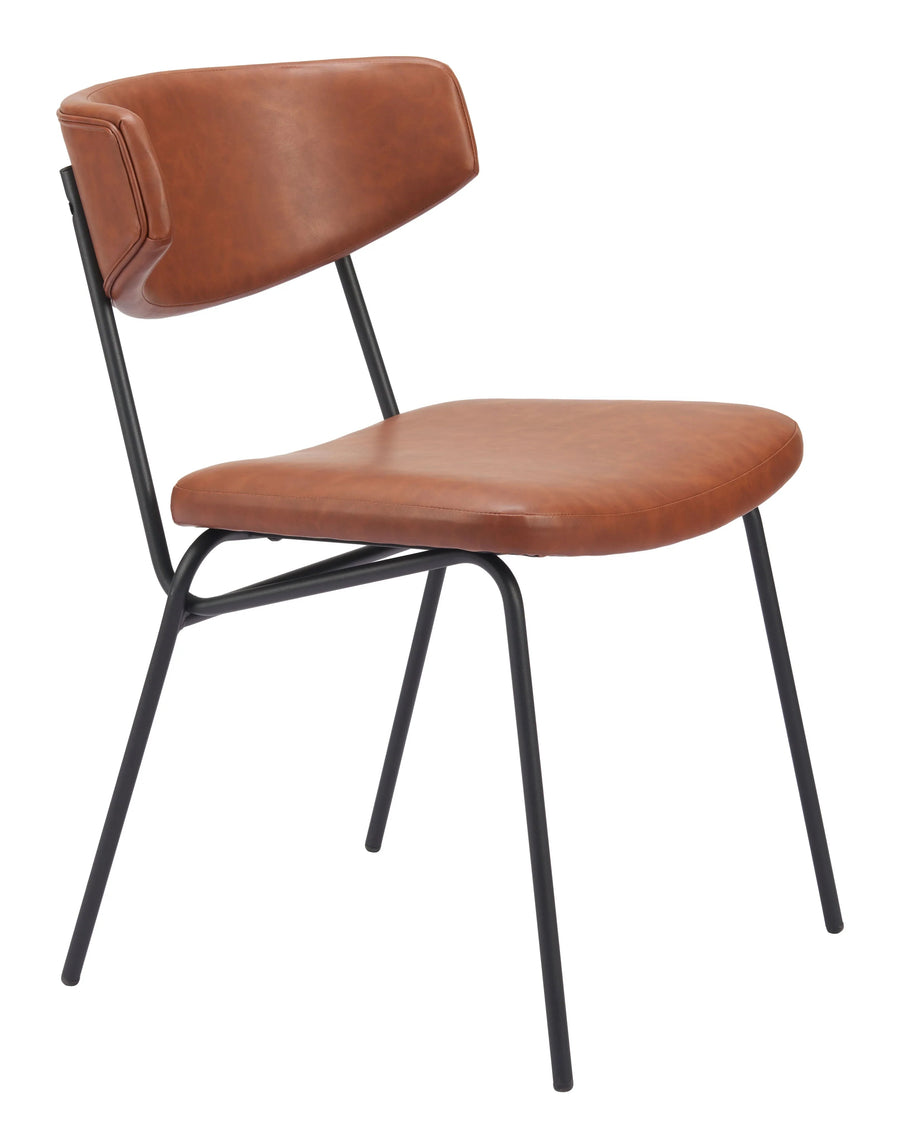 SwayLiving Charon Dining Chair (Set of 2) Vintage Brown DINING CHAIRS