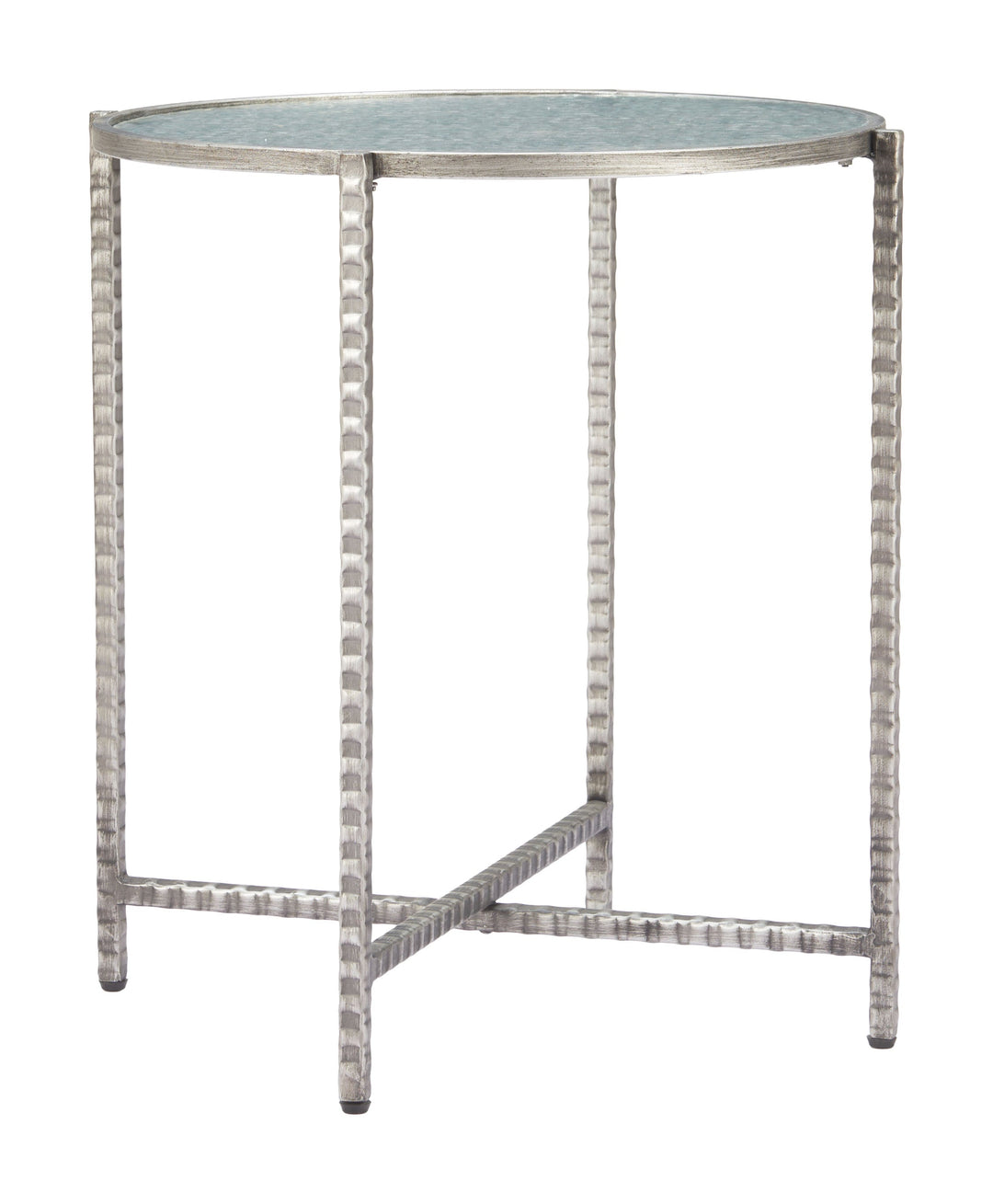 Vetro Side Table Silver