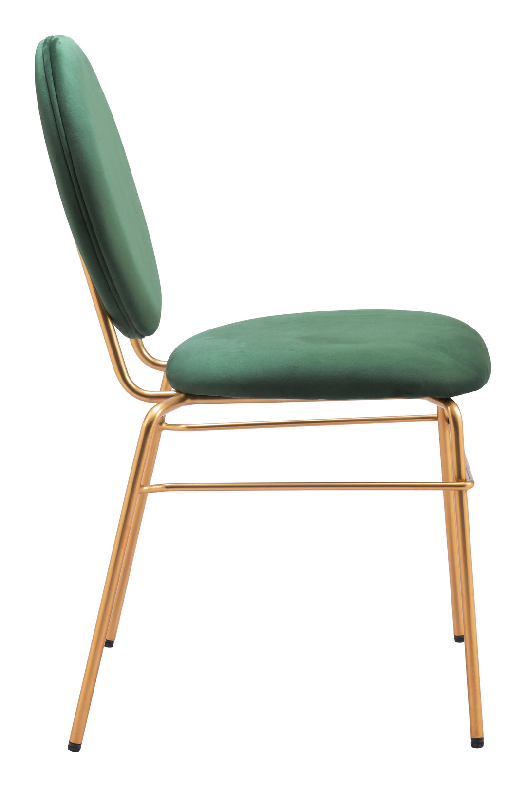 SwayLiving Odessa Dining Chair (Set of 2) Green & Gold DINING CHAIRS