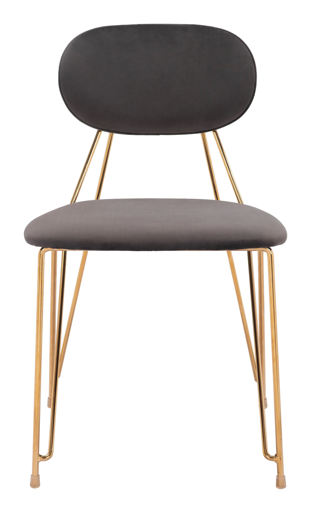 SwayLiving Georges Dining Chair (Set of 2) Gray & Gold DINING CHAIRS