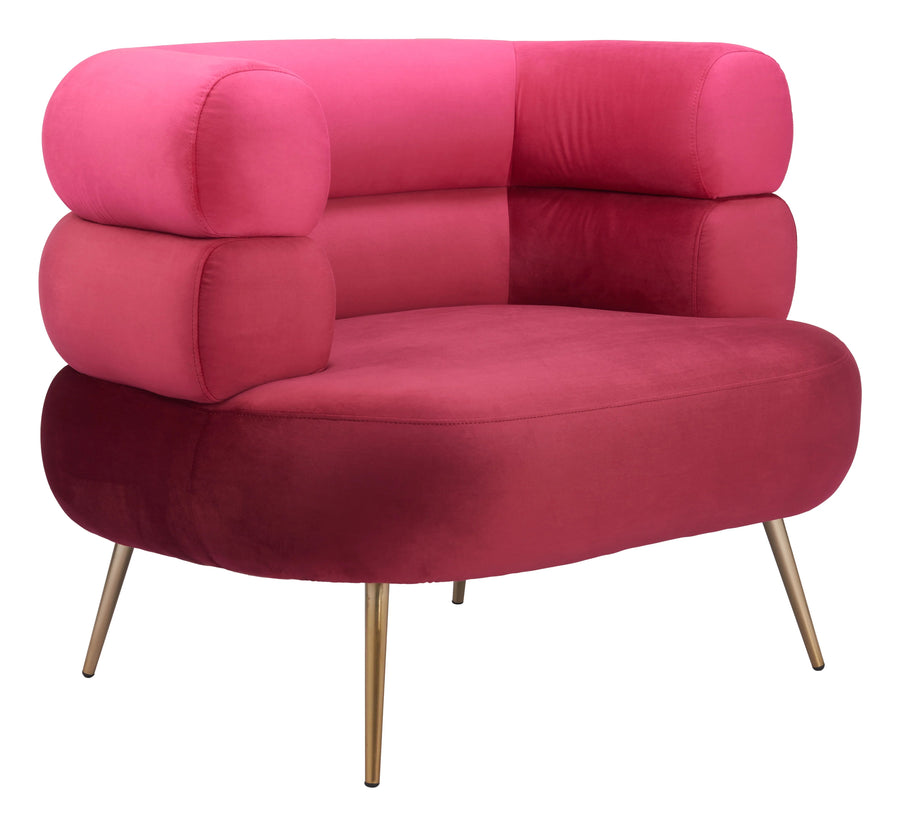 SwayLiving Arish Accent Chair Red ACCENT + LOUNGE CHAIRS