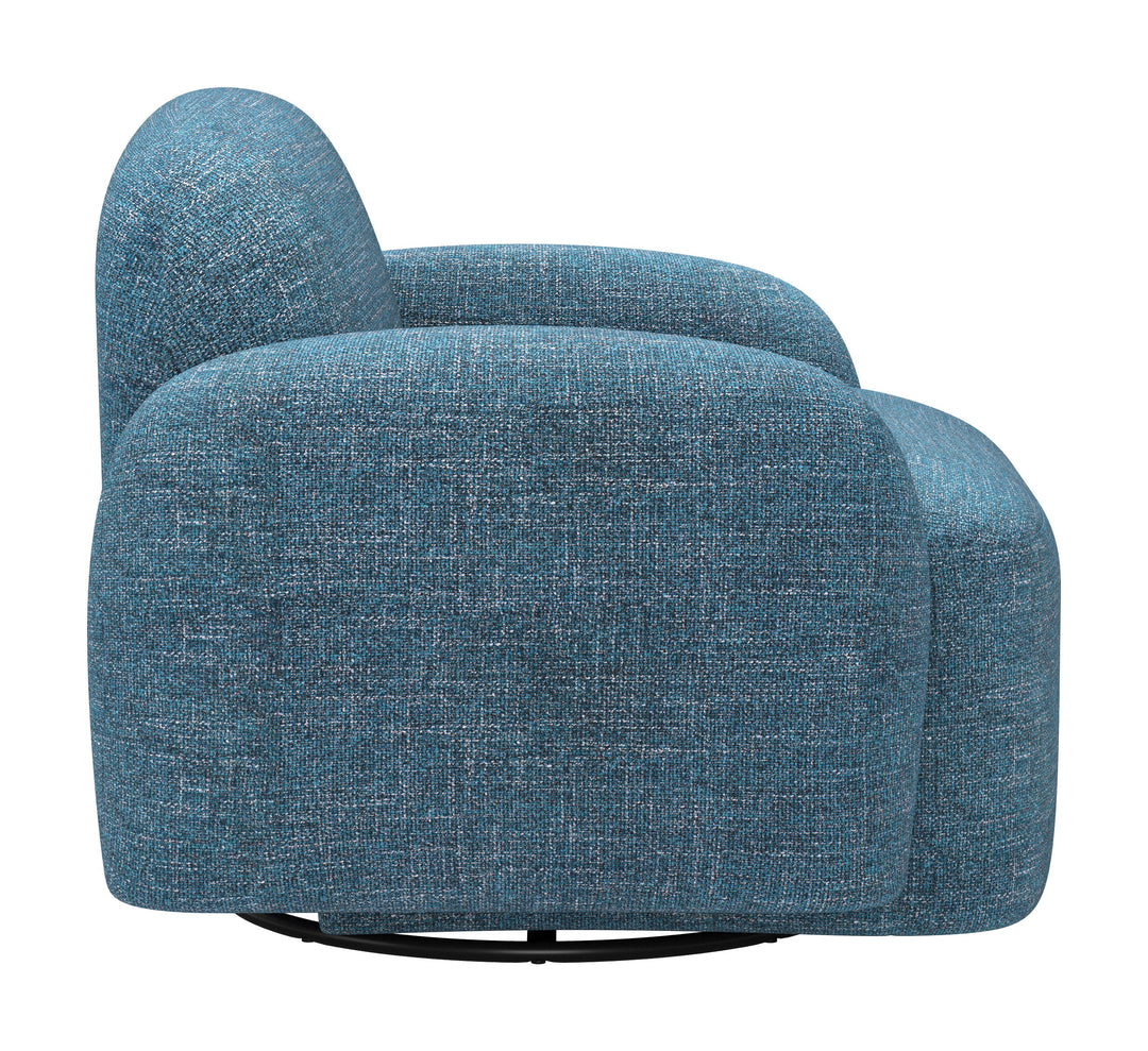 Cleo Swivel Chair Blue