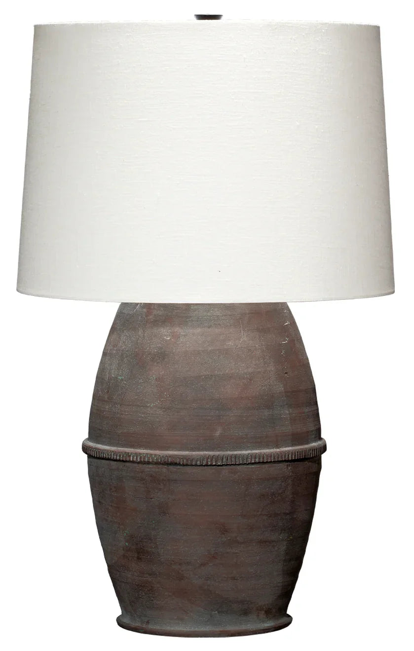 SwayLiving Antiquity Ceramic Table Lamp with Linen Shade TABLE LAMPS