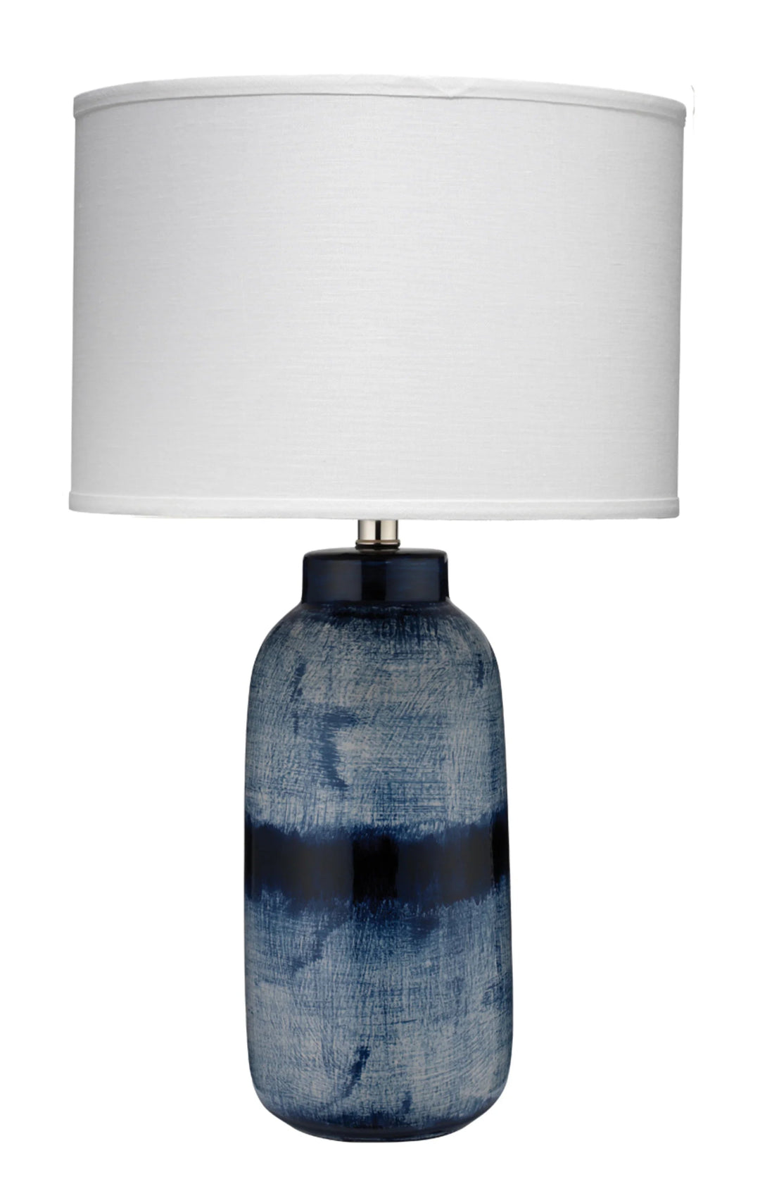 SwayLiving Batik Ceramic Table Lamp with Linen Shade - Medium TABLE LAMPS