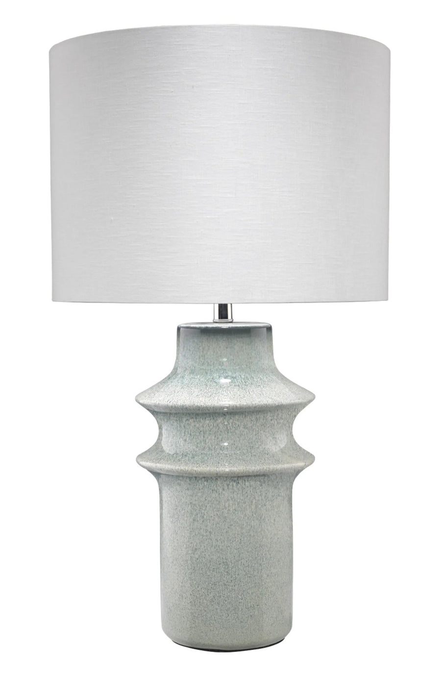 SwayLiving Cymbals Ceramic Table Lamp with Linen Shade TABLE LAMPS