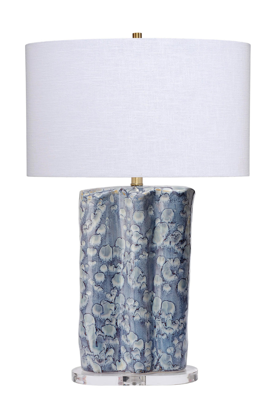 SwayLiving Flurry Ceramic Table Lamp with Linen Shade TABLE LAMPS