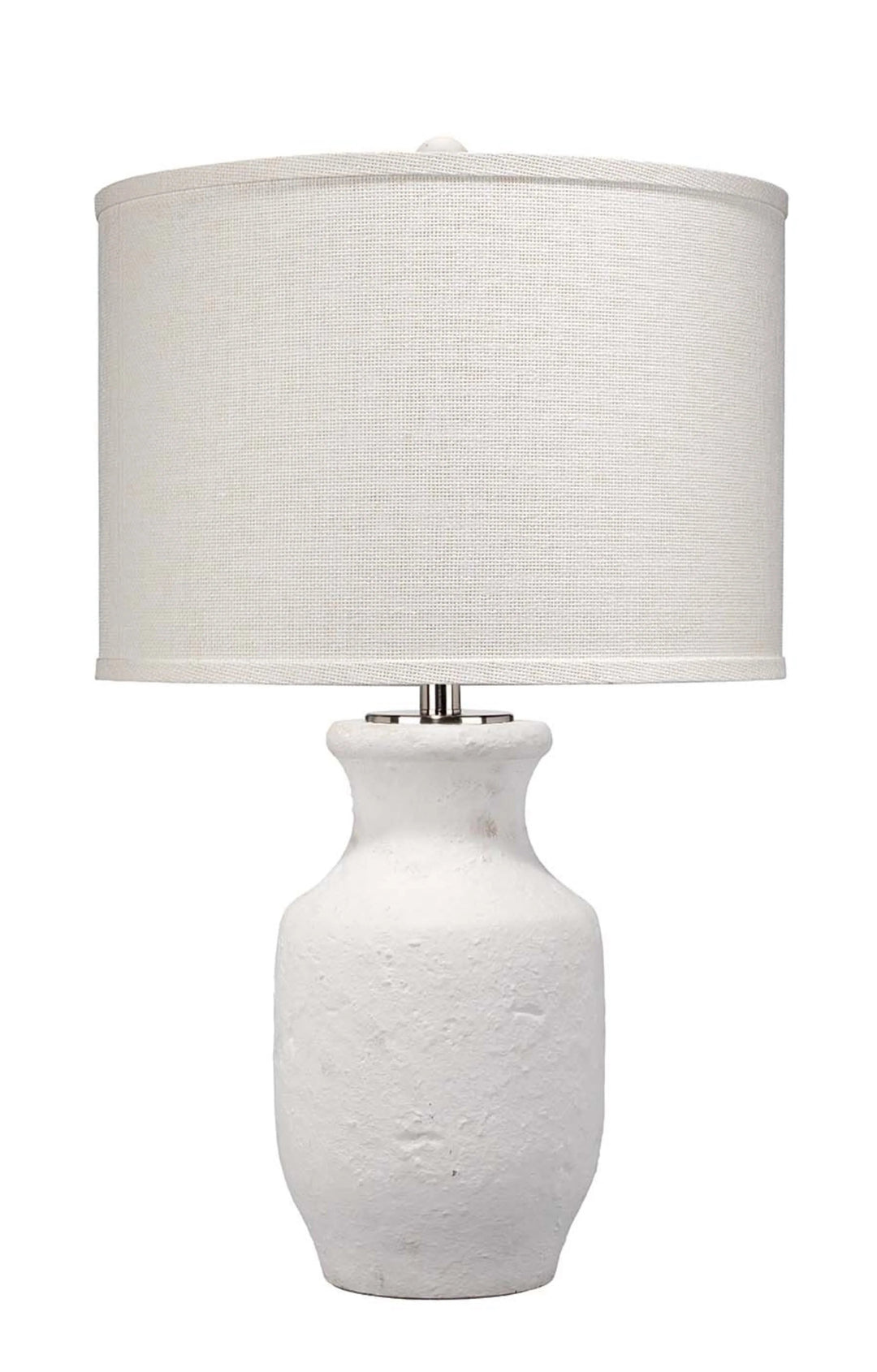 SwayLiving Gilbert Cement Table Lamp with Grasscloth Shade TABLE LAMPS