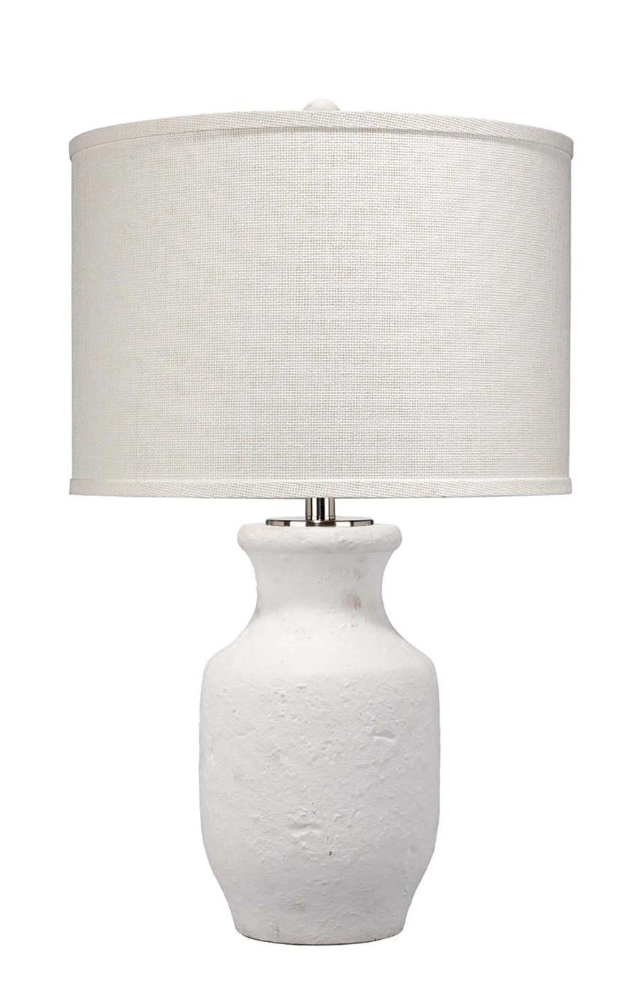 SwayLiving Gilbert Cement Table Lamp with Grasscloth Shade TABLE LAMPS