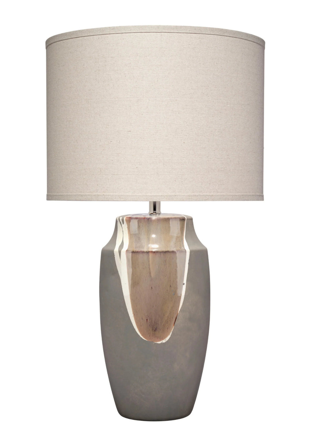 SwayLiving Landslide Ceramic Table Lamp with Linen Shade TABLE LAMPS