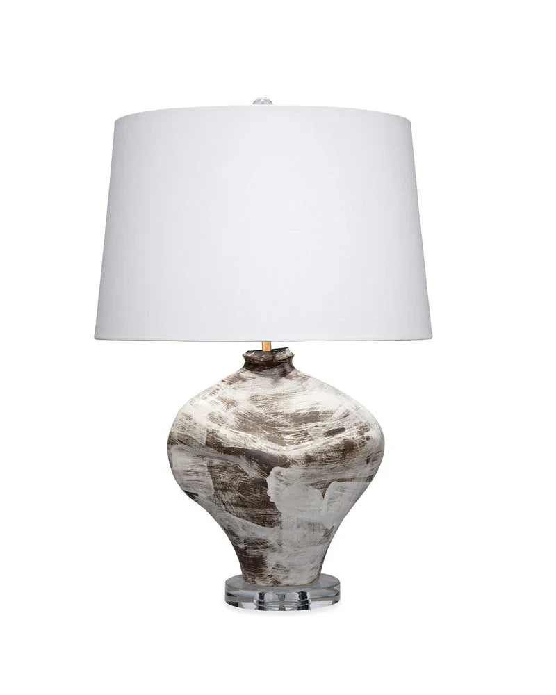 SwayLiving Maurice Ceramic Table Lamp with Linen Shade TABLE LAMPS