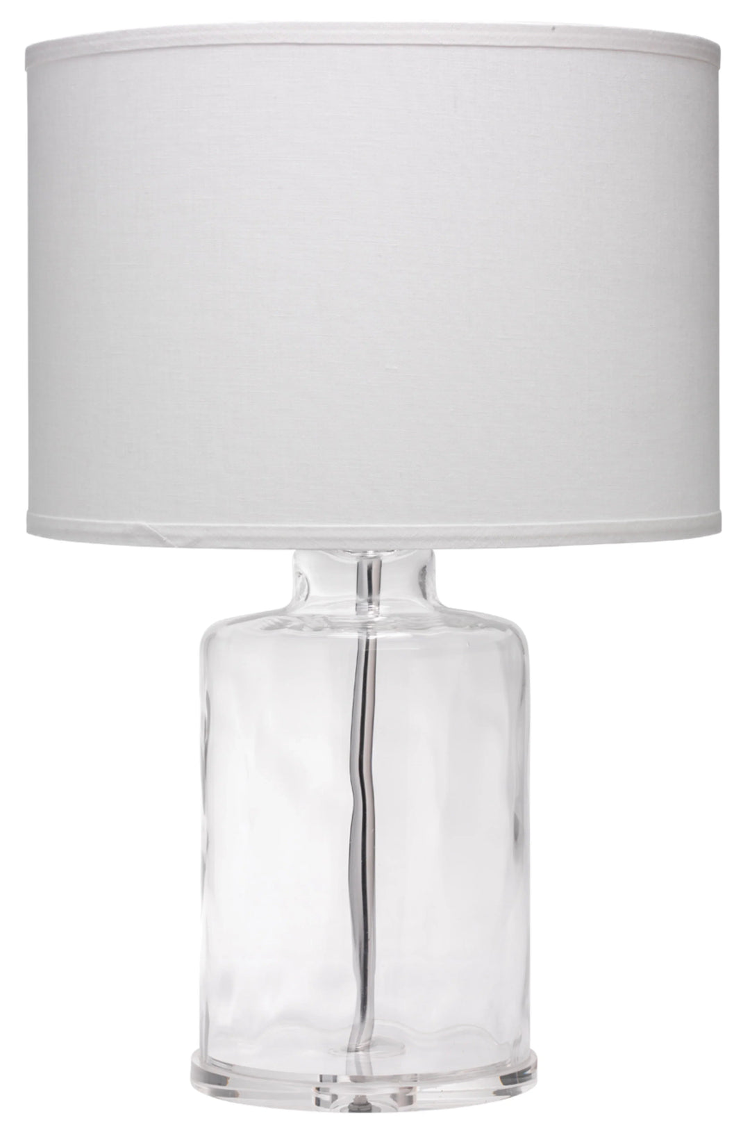 SwayLiving Napa Glass Table Lamp with Linen Shade TABLE LAMPS